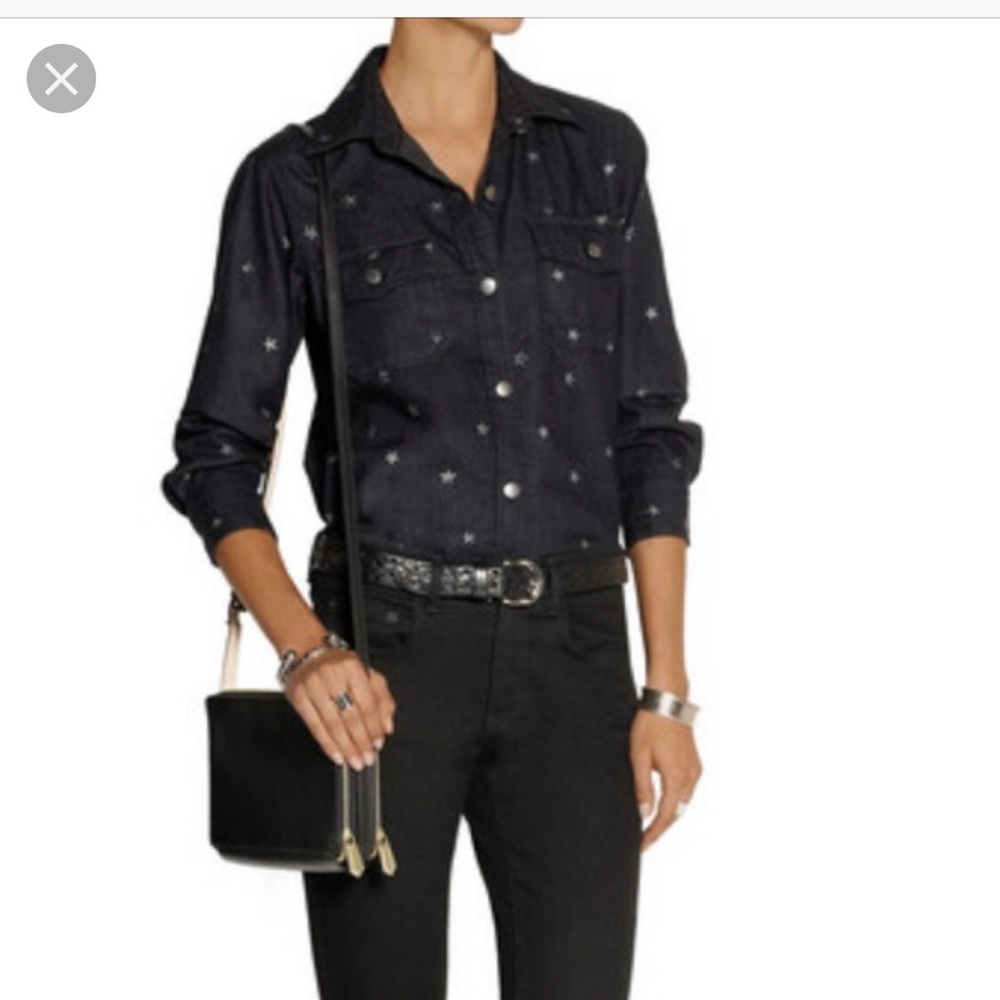 Current Elliot Denim Star Shirt Size 1